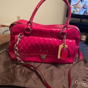 Coach patent leather purse